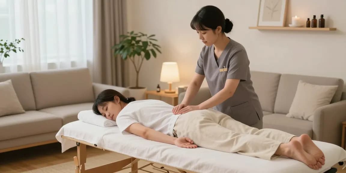 Experience premium 성남출장마사지 with a professional therapist in a tranquil home setting.