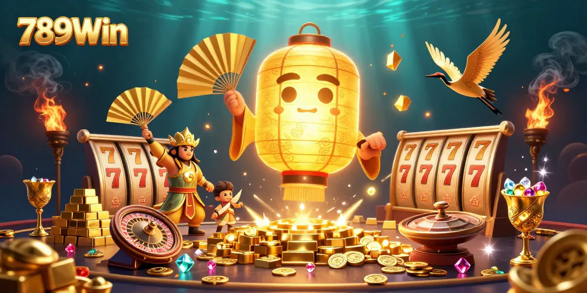Experience the excitement of winning at 789Win with vibrant casino visuals and dynamic game elements.