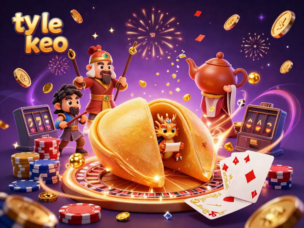 Engage with the ty le keo magic as the dragon unveils fortunes from the golden cookie.