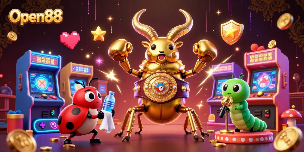 Engage with Open88's vibrant gaming atmosphere through immersive 3D casino scenes.