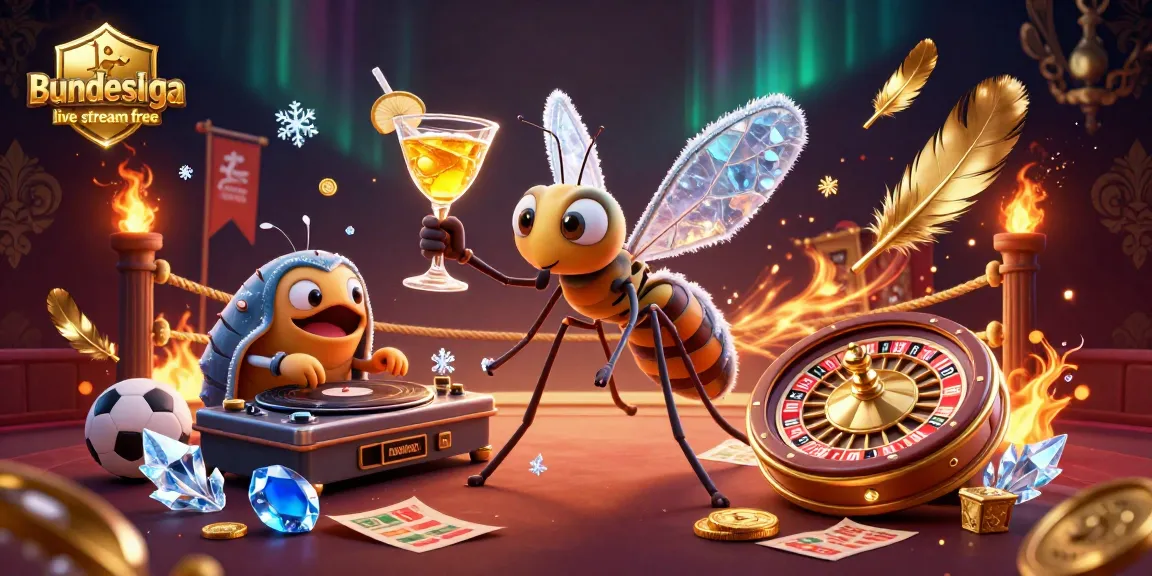 Watch Bundesliga live stream free and enjoy dynamic sports betting action with colorful 3D characters.